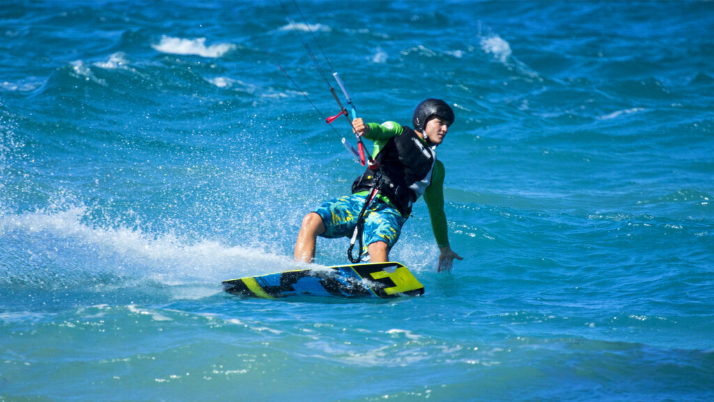 riding upwind