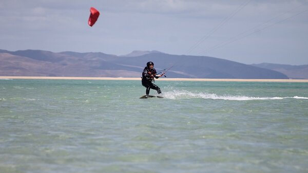 Le kitesurf en Espagne, Corralejo