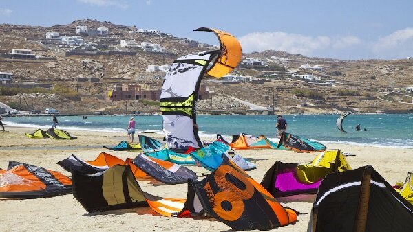 Mykonos - kitesurfing Greece