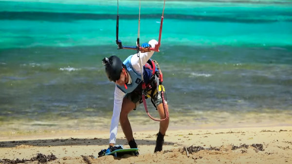 kitesurfing